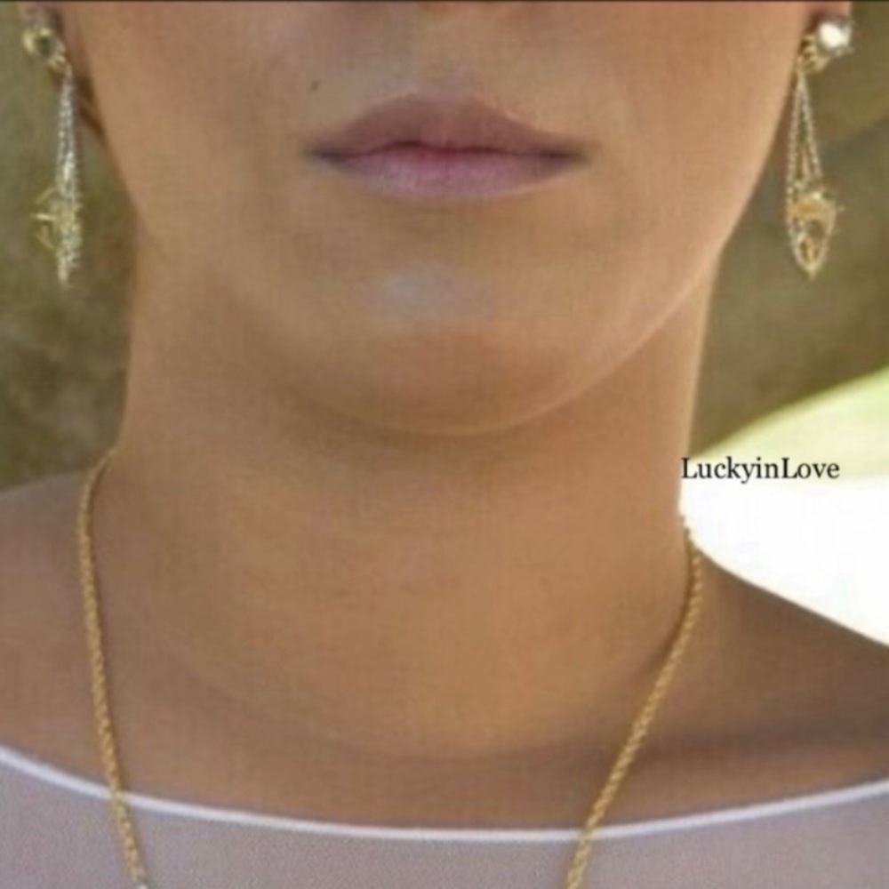 ALEXIS BITTAR NEW Miss Havisham Crystal Orbiting Doublet Teardrop Drop Earrings - Picture 10 of 12